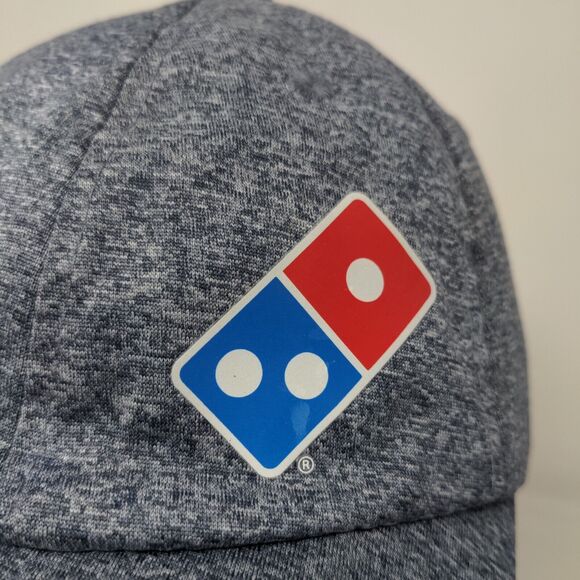 Domino's Gear Men's Strapback Hat Blue Gray Size OS Employee Uniform Cap - Picture 4 of 11